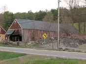 Vermont bank barn.
