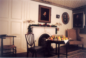Restored interior of the McCook House museum.